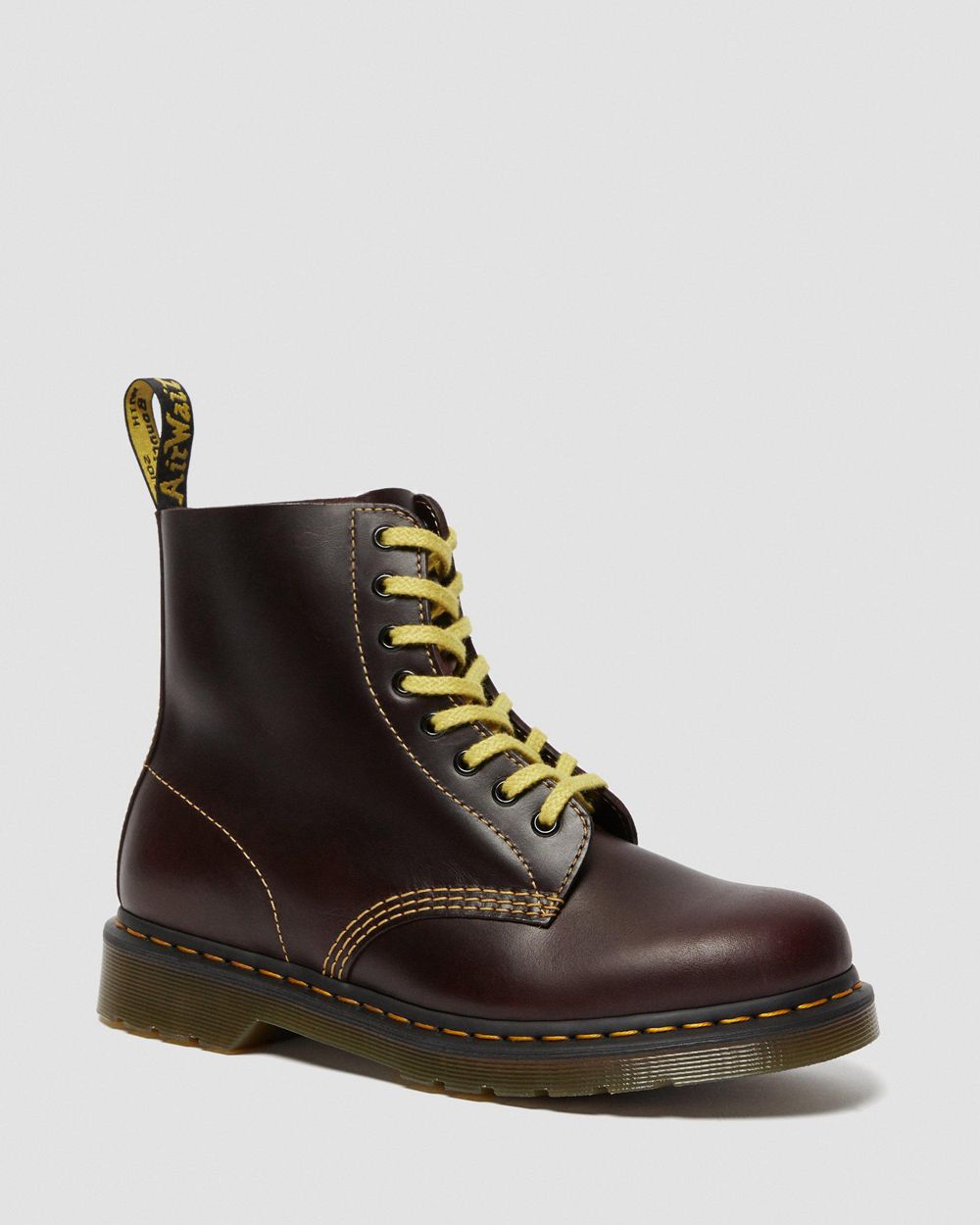 Dr Martens 1460 Pascal Atlas Kožené Šnurovacie Topánky Damske ( Oxblood ) SK 609-EGICKR